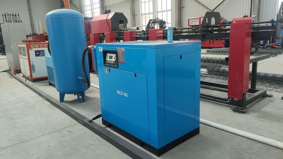 Compressore a vite elettrico a controllo PLC 37/22kw con basso livello di rumore