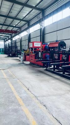 Macchina di saldatura a barre di acciaio a schermo tattile PLC Precisione 12-15m Velocità di saldatura 70-270mm Altezza di saldatura